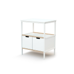 At4 - meuble � langer essentiel blanc et h�tre brut