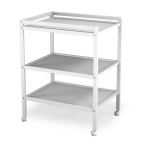 At4 table a langer blanc 2 etageres