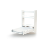 At4 - table � langer murale rabattable en bois essentiel blanc