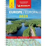 Atlas europe 2025 - atlas routier et touristique (a4 - spirale) (carte)