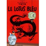 Les aventures de tintin - tome : 5 : le lotus bleu - petit format couleurs (bd)