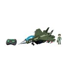 Avion chasse militaire rc + 1 fig  construire