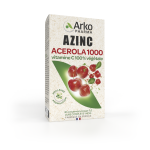 Azinc naturel acerola 1000 vitamine c 100% 30 comprims