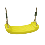 Balancoire plastique jaune pour portique 1. 90 / 2. 50 m