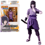 Bandai - anime heroes - naruto shippuden - figurine sasuke anime heroes 17 cm - uchiwa sasuke rinnegan ...