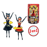 Bandai - miraculous - poup�e ladybug transformation - poup�e 26 cm qui se transforme en lady noire et ...
