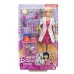 Barbie - coffret barbie scientifique - poup�e blonde et accessoires