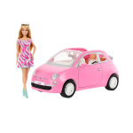 Barbie et sa fiat 500