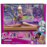 Barbie - gymnastique - coffret avec poup�e et plus de 10�accessoires