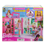 Barbie - maison de vacances - coffret et poup�e, 4�zones et 11�accessoires
