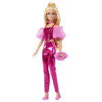 Barbie - poup�e deluxe style - avec tenue rose m�tallis� et cheveux blonds