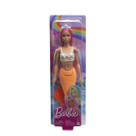 Barbie - poup�es sir�nes avec cheveux et nageoire color�s et serre - t�te