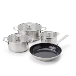 Batterie kitchenaid inox & c�ramique ? faitouts & po�le ? sans pfas