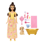 Disney - coffret princesse belle et son chien � toiletter - avec baignoire