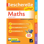 Bescherelle coll�ge - maths (6e, 5e, 4e, 3e) - tout le programme de maths au coll�ge (broch�)