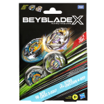 Beyblade x dual pack bite croc 3 - 60lf et sting unicorn 4 - 60p, 2�toupies de comp�tition � rotation ...