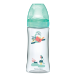 Biberon initiation + anti - colique 330ml hibou conteur + 6 mois ttine ronde 3 vitesses dbit 3