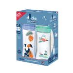 Biberon kit x2 initiation + anti - colique 330ml bleu jungle & hibou + 6 mois ttine ronde 3 vitesses ...
