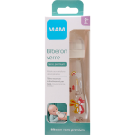 Biberon verre 260ml 0 - 6 mois dbit 2