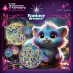 Bijoux et décorations en plastique fou phosphorescent rêves magiques (coffret) Bijoux et décorations en plastique fou phosphorescent rêves magiques (coffret)