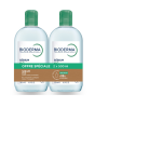 Bioderma s�bium h2o - lot de 2x500ml