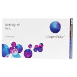 Biofinity toric xr, boite de 6 lentilles