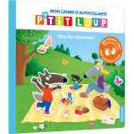 Mon cahier d'autocollants p'tit loup - vive les vacances ! (broch)