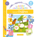 Mon cahier d'autocollants sp�cial chiffres (ms / gs) - je colle et j'apprends avec larousse (broch�)