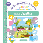 Mon cahier d'autocollants sp�cial voyelles (ps / ms) - je colle et j'apprends avec larousse (broch�)