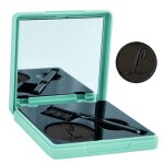 Cake mascara brun boitier miroir formule hypoallergnique 4g