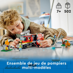 Le camion d?intervention des pompiers
