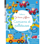 Camions et pelleteuses - je trace, j'efface - d�s 3 ans (broch�)