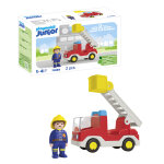 Camion de pompier avec chelle pivotante