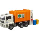 Camion poubelle man tga avec 2 poubelles