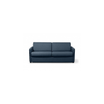Canapé convertible système couchage express 3 places en tissu - bleu foncé Canapé convertible système couchage express 3 places en tissu - bleu foncé