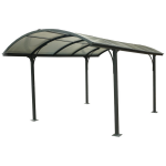 Carport toit arrondi 14, 62 m� - habrita