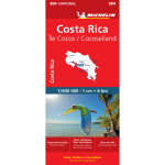 Carte nationale costa rica - ile cocos (carte)