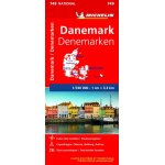 Carte nationale danemark / denemarken (carte)