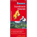Carte nationale scandinavie, finlande / scandinavie, finland (carte)