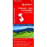 Carte nationale vietnam laos cambodge / vietnam laos cambodia (carte)