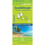 Carte zoom guadeloupe - st - martin - st - barth�lemy (carte)