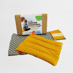 Ceinture chauffante bouillotte cocooning aux graines de lin