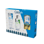 Cerave coffret no�l cr�me hydratante + cr�me lavante + chaussettes