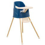 Chaise haute youpla - bleu ocan
