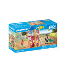 Charpentier avec tourelle de jeu pour enfants de 3 � 6 ans