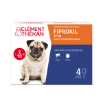 Cl�ment th�kan anti - puces anti - tiques chien 2 - 10kg 4 pipettes