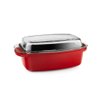 Cocotte rectangulaire 32x21cm - s�lection d?experts - homeside - tous feux dont induction - rev�tement ...