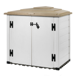 Coffre de rangement jardin r�sine 1100 litres