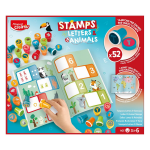Coffret 52 tampons lettres & animaux Coffret 52 tampons lettres & animaux