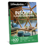 Coffret cadeau wonderbox - insolite - 3 jours gourmands